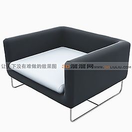 3D單人沙發(fā)模型