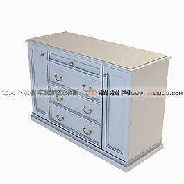 3D邊柜模型