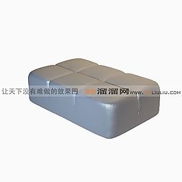 3D沙发凳模型