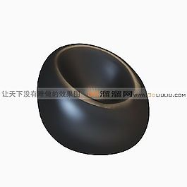 3D单人沙发模型