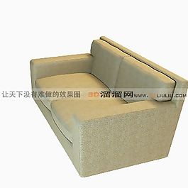 3D雙人沙發(fā)模型