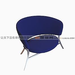 3D休閑椅模型