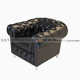 3D單人沙發(fā)模型