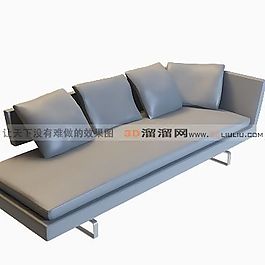 3D多人沙發(fā)模型