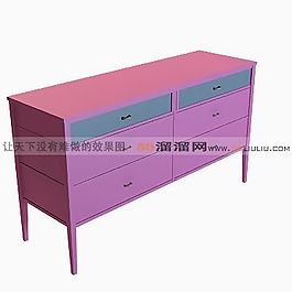 3D邊柜模型