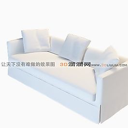 3D多人沙發(fā)模型