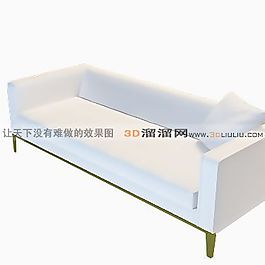 3D多人沙發(fā)模型