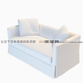 3D三人沙發(fā)模型
