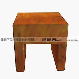 3D凳模型