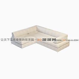 3D多人沙發(fā)模型