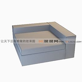 3D單人沙發(fā)模型