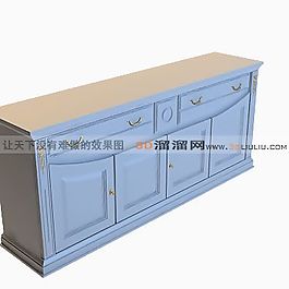 3D邊柜模型