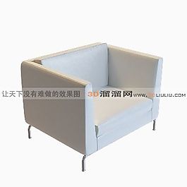 3D單人沙發(fā)模型