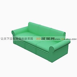 3D三人沙發(fā)模型