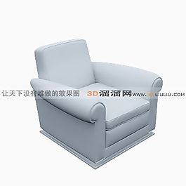 3D單人沙發(fā)模型