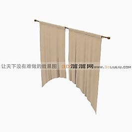 3D百折簾模型