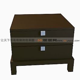 3D床頭柜模型