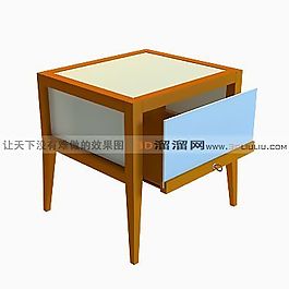 3D床頭柜模型