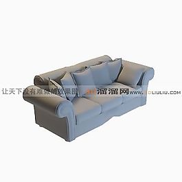 3D三人沙發(fā)模型
