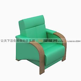 3D單人沙發(fā)模型