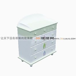 3D邊柜模型