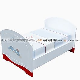 3D兒童床模型