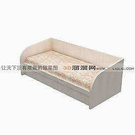 3D兒童床模型