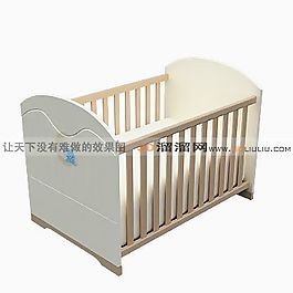 3D嬰兒床模型