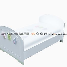 3D兒童床模型