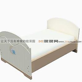 3D兒童床模型