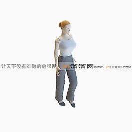3D女人模型