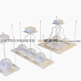 3D吊燈模型