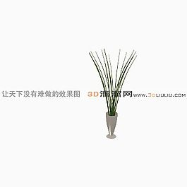 3D花瓶模型