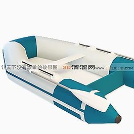 3D皮劃艇模型