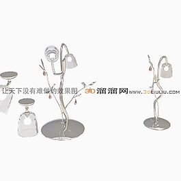 3D臺(tái)燈模型