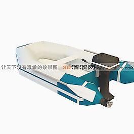 3D皮劃艇模型