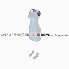 3D連衣裙模型