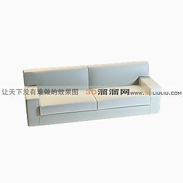 3D雙人沙發(fā)模型