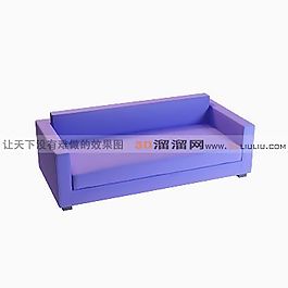 3D多人沙發(fā)模型