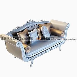3D雙人沙發(fā)模型