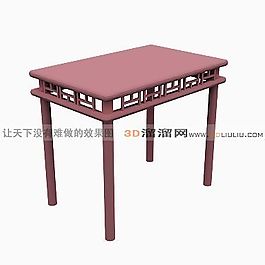3D桌子模型