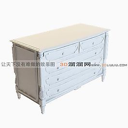 3D邊柜模型