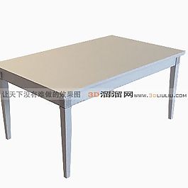 3D餐桌模型