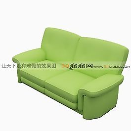 3D双人沙发模型
