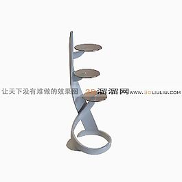 3D博古架模型