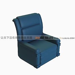 3D單人沙發(fā)模型