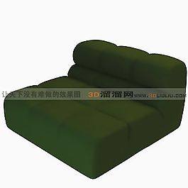 3D單人沙發(fā)模型