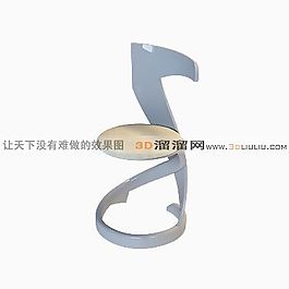 3D休閑椅模型