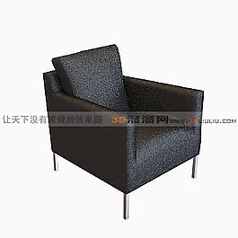3D單人沙發(fā)模型
