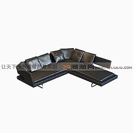 3D多人沙發(fā)模型